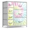 Sorbus Dresser with Drawers - Furniture Storage Tower Unit for Bedroom, Hallway, Closet, Office Organization - Steel Frame, Wood Top, Easy Pull Fabric Bins